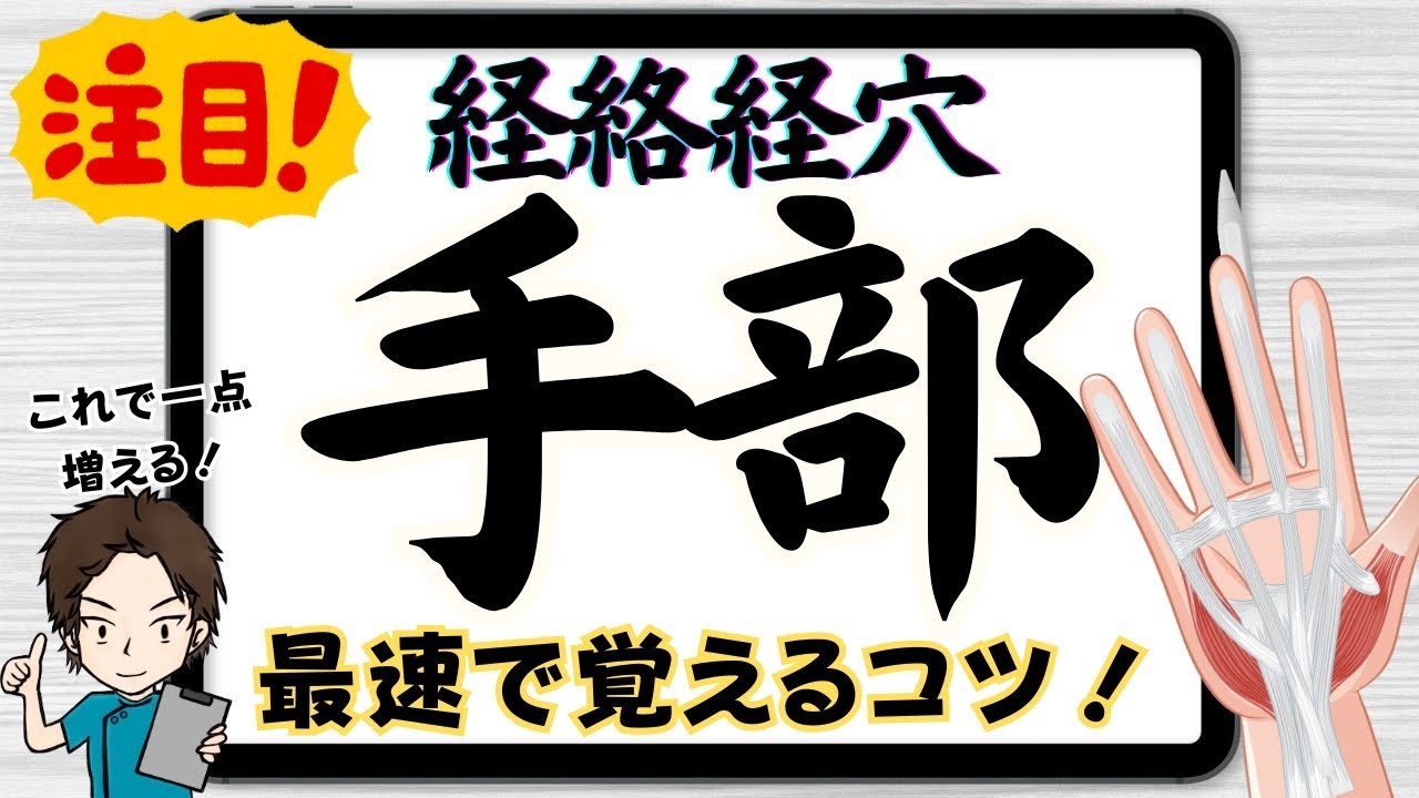 手部の経絡経穴